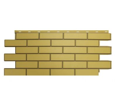 Цокольный сайдинг «Кирпич гладкий» Желтый от производителя Nordside по цене 505 р Цокольный сайдинг «Кирпич гладкий» Желтый от производителя Nordside по цене 505 р