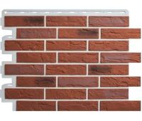 Фасадные панели (цокольный сайдинг) Кирпич рижский - 04 Фасадные панели (цокольный сайдинг) Кирпич рижский - 04