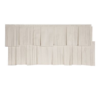 Фасадные панели СЕРИЯ ЭКО-1 ЩЕПА ДУБ - Уайт от производителя  Т-сайдинг по цене 520 р