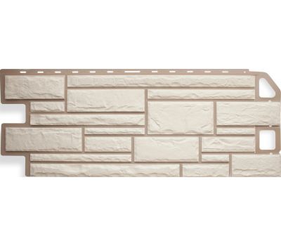 Фасадные панели (цокольный сайдинг) Камень Белый от производителя Альта-профиль по цене 632 р Фасадные панели (цокольный сайдинг) Камень Белый от производителя Альта-профиль по цене 632 р