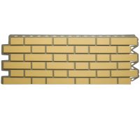 Фасадные панели (цокольный сайдинг) Кирпич клинкерный Желтый Фасадные панели (цокольный сайдинг) Кирпич клинкерный Желтый