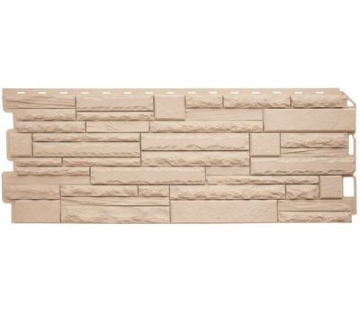 Фасадные панели Скалистый камень ЭКО Кремовый от производителя Альта-профиль по цене 595 р Фасадные панели Скалистый камень ЭКО Кремовый от производителя Альта-профиль по цене 595 р