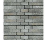 Плитка Фасадная битумная, HAUBERK кирпич Серо-бежевый Плитка Фасадная битумная, HAUBERK кирпич Серо-бежевый