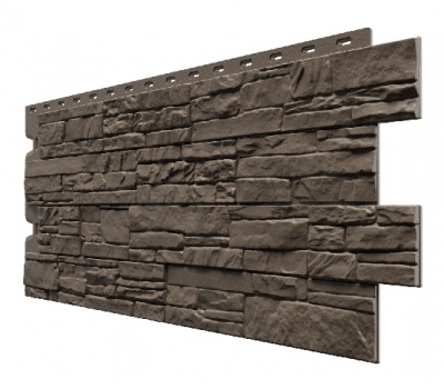 Фасадные панели (цокольный сайдинг) , Алтай Шоколад от производителя Docke по цене 524 р Фасадные панели (цокольный сайдинг) , Алтай Шоколад от производителя Docke по цене 524 р