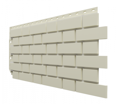 Фасадные панели Flemish (гладкий кирпич) Молочный от производителя  Docke по цене 540 р