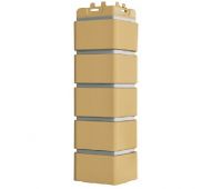 Угол Премиум клинкерный кирпич Песочный (шов RAL 7006)