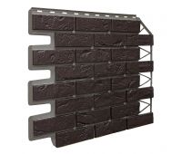 Фасадные панели Кирпич Баварский - Тёмно- коричневый