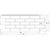 Фасадные панели Премиум состаренный кирпич Молочный (шов RAL 7006) от производителя  Grand Line по цене 615 р