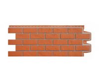 Фасадные панели Премиум состаренный кирпич Терракотовый (шов RAL 7006)