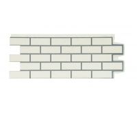 Фасадные панели Премиум состаренный кирпич Молочный (шов RAL 7006)
