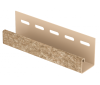 J-планка Стоун Хаус Кварцит Тёмно-Бежевый J-планка Стоун Хаус Кварцит Тёмно-Бежевый