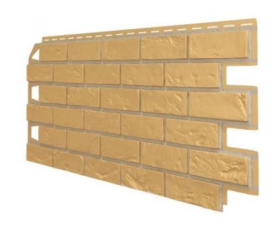 Фасадные панели (цокольный сайдинг) Оптима Кирпич Бежевый от производителя  ТЕХНОНИКОЛЬ по цене 590 р