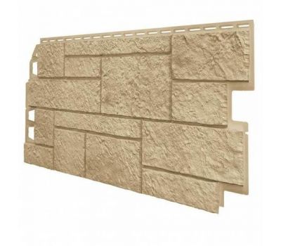 Фасадные панели (цокольный сайдинг) Оптима Песчаник Песочный от производителя  ТЕХНОНИКОЛЬ по цене 490 р