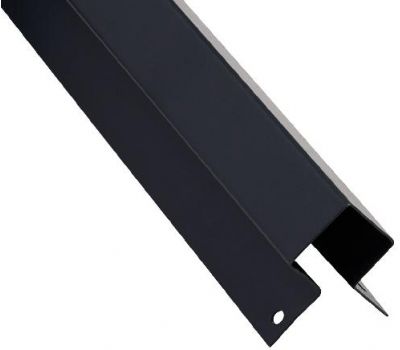 Внешний симметричный угловой профиль RAL 7024 от производителя FCS Group по цене 3 685 р Внешний симметричный угловой профиль RAL 7024 от производителя FCS Group по цене 3 685 р