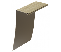 Околооконный профиль универсальный под дерево 89/254 мм Кедр Околооконный профиль универсальный под дерево 89/254 мм Кедр