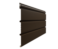 Софит Элит с центральной перфорацией коричневый (темный дуб) Софит Элит с центральной перфорацией коричневый (темный дуб)