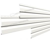 Металлический сайдинг МП СК-14х226 (ПЭ-01-9010-0.45) Чистый белый Металлический сайдинг МП СК-14х226 (ПЭ-01-9010-0.45) Чистый белый