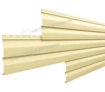 Металлический сайдинг МП СК-14х226 NormanMP (ПЭ-01-1014-0.5) Слоновая кость от производителя  Металл Профиль по цене 1 550 р