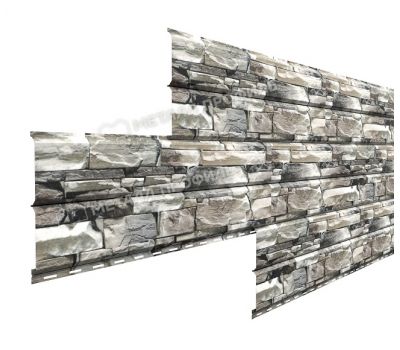 Металлический сайдинг Lбрус-15х240 (ECOSTEEL-01-Белый Камень ПР-0.5) от производителя  Металл Профиль по цене 1 550 р