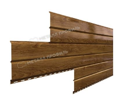 Металлический сайдинг Lбрус-15х240 (ECOSTEEL-01-МореныйДуб-0.5) от производителя  Металл Профиль по цене 1 550 р