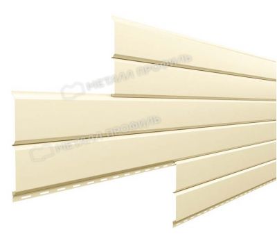 Металлический сайдинг Lбрус-15х240 NormanMP (ПЭ-01-1015-0.5) Светлая слоновая кость от производителя Металл Профиль по цене 659 р Металлический сайдинг Lбрус-15х240 NormanMP (ПЭ-01-1015-0.5) Светлая слоновая кость от производителя Металл Профиль по цене 659 р