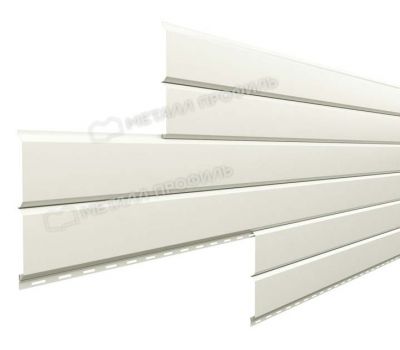 Металлический сайдинг Lбрус-15х240 NormanMP (ПЭ-01-9002-0.5) Серо-белый от производителя Металл Профиль по цене 419 р Металлический сайдинг Lбрус-15х240 NormanMP (ПЭ-01-9002-0.5) Серо-белый от производителя Металл Профиль по цене 419 р