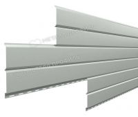 Металлический сайдинг Lбрус-15х240 (ПЭ-01-9006-0.5) Белый алюминий Металлический сайдинг Lбрус-15х240 (ПЭ-01-9006-0.5) Белый алюминий