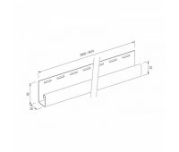 J-Trim для винилового сайдинга VOX Standart J-Trim для винилового сайдинга VOX Standart