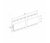 H-профиль для винилового сайдинга VOX Standart H-профиль для винилового сайдинга VOX Standart