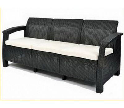 Диван Corfu Love Seat Max Коричневый от производителя Allibert по цене 27 690 р Диван Corfu Love Seat Max Коричневый от производителя Allibert по цене 27 690 р