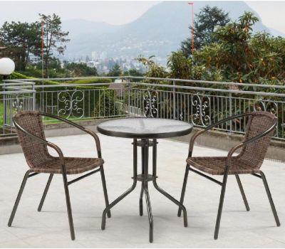 Комплект плетеной мебели из иск. ротанга Асоль-7 TLH-037B/TLH-060 brown-2pcs от производителя Afina по цене 10 000 р Комплект плетеной мебели из иск. ротанга Асоль-7 TLH-037B/TLH-060 brown-2pcs от производителя Afina по цене 10 000 р