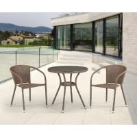 Комплект плетеной мебели из иск. ротанга T282ANT/Y137C-W56 Light Brown 2Pcs Комплект плетеной мебели из иск. ротанга T282ANT/Y137C-W56 Light Brown 2Pcs