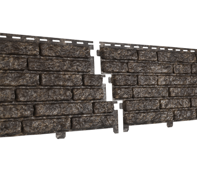 Фасадная панель Стоун Хаус Кварцит - Коричневый от производителя Ю-Пласт по цене 402 р Фасадная панель Стоун Хаус Кварцит - Коричневый от производителя Ю-Пласт по цене 402 р