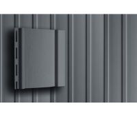 Виниловый вертикальный сайдинг Acryl - Графит Виниловый вертикальный сайдинг Acryl - Графит