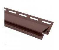 Внутренний угол коричневый для винилового сайдинга