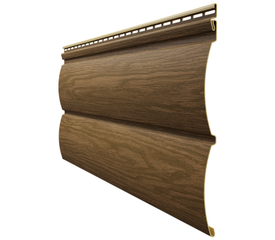 Виниловый сайдинг - серия LUX Блок-Хаус D4,7T,( под бревно) Миндаль от производителя Docke по цене 525 р Виниловый сайдинг - серия LUX Блок-Хаус D4,7T,( под бревно) Миндаль от производителя Docke по цене 525 р