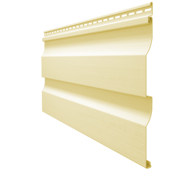 Виниловый сайдинг - серия PREMIUM D4,5D, (Корабельный брус) Банан от производителя Docke по цене 320 р Виниловый сайдинг - серия PREMIUM D4,5D, (Корабельный брус) Банан от производителя Docke по цене 320 р