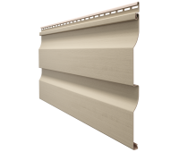 Виниловый сайдинг - серия PREMIUM D4,5D,(Корабельный брус) Крем-брюле Виниловый сайдинг - серия PREMIUM D4,5D,(Корабельный брус) Крем-брюле