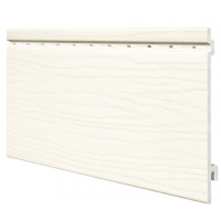 Виниловый сайдинг панель одинарная Kerrafront Classic - White Виниловый сайдинг панель одинарная Kerrafront Classic - White