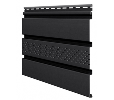 Софиты ламинированные с центральной перфорацией, Графит от производителя Vox по цене 425 р Софиты ламинированные с центральной перфорацией, Графит от производителя Vox по цене 425 р