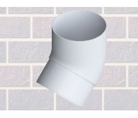 Колено трубы 45° Белое Колено трубы 45° Белое