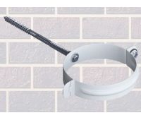 Хомут трубы Белый Хомут трубы Белый