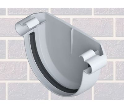 Заглушка желоба Белая от производителя Альта-профиль по цене 82 р Заглушка желоба Белая от производителя Альта-профиль по цене 82 р