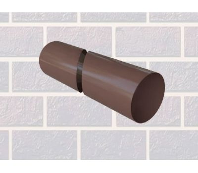 Труба водосточная коричневая 3м от производителя  Альта-профиль по цене 594 р