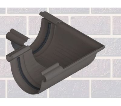 Угол желоба 90° Коричневый от производителя Альта-профиль по цене 301 р Угол желоба 90° Коричневый от производителя Альта-профиль по цене 301 р