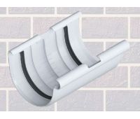 Соединитель для желоба Белый Соединитель для желоба Белый