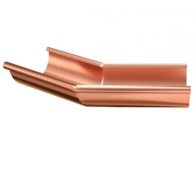 Угол желоба, наружный 135° Медь 125/90 от производителя Aquasystem по цене 18 652 р Угол желоба, наружный 135° Медь 125/90 от производителя Aquasystem по цене 18 652 р