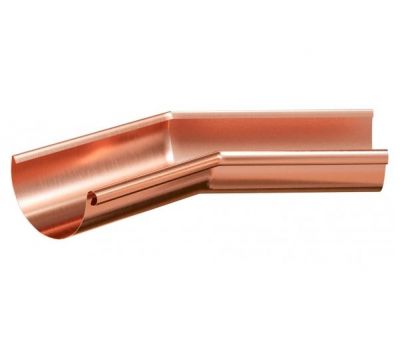 Угол желоба, внутренний 135° Медь 150/100 от производителя Aquasystem по цене 21 887 р Угол желоба, внутренний 135° Медь 150/100 от производителя Aquasystem по цене 21 887 р