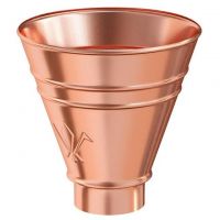 Воронка водосборная круглая Медь 150/100 Воронка водосборная круглая Медь 150/100