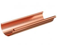 Водосточный желоб Медь 3.00м 125/90 Водосточный желоб Медь 3.00м 125/90